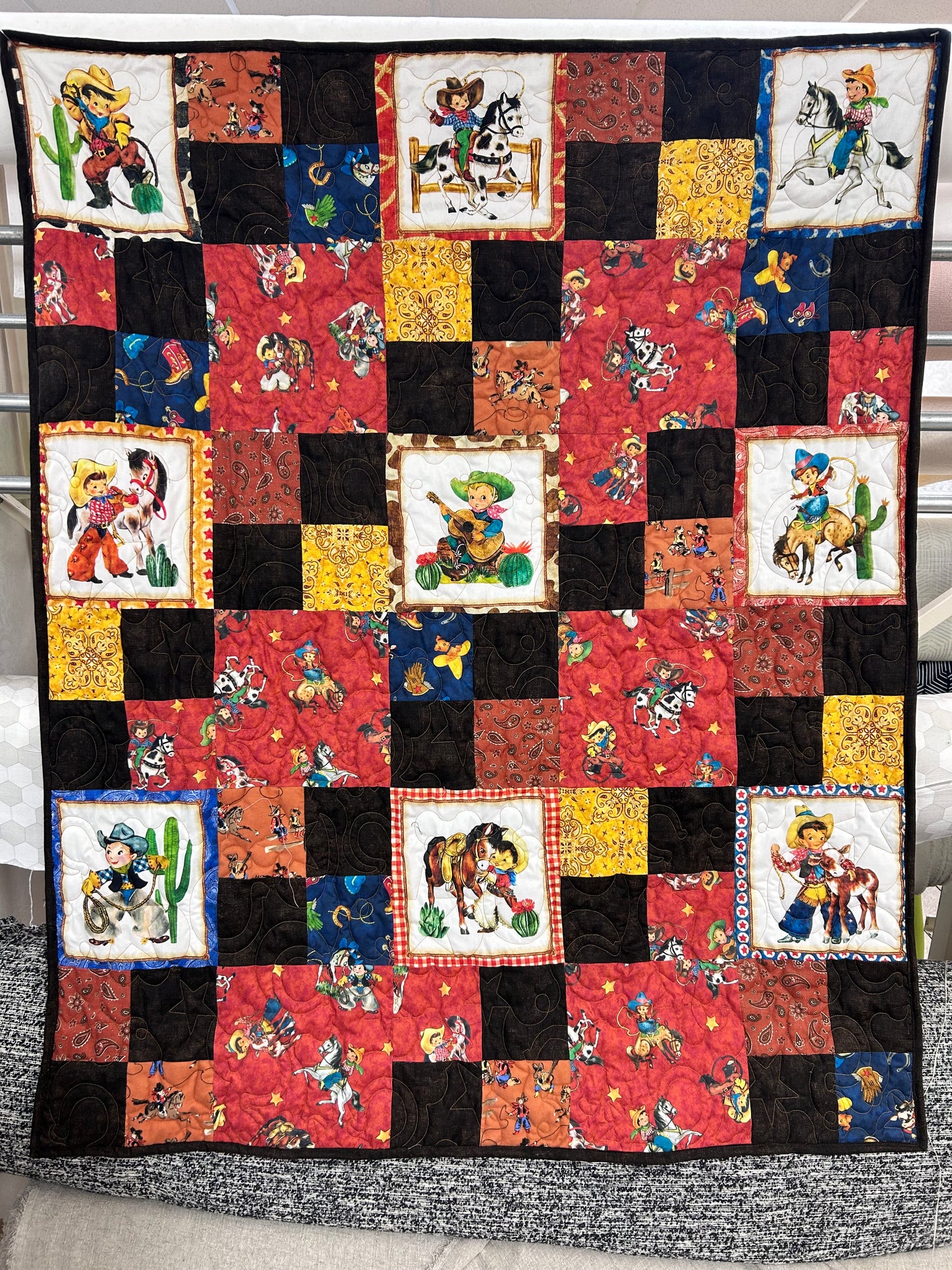 Kid’s Cowboy Quilt