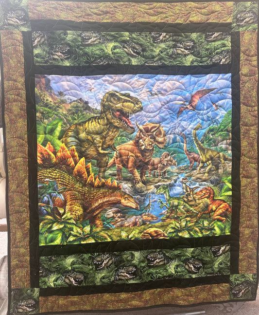 Dinosaur quilt